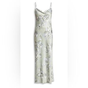 VINCE Hazy Blossom Midi Slip Dress, Size 00